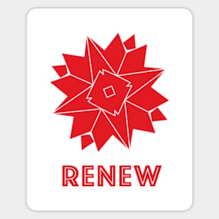 Renew Sticker